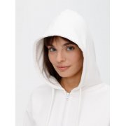 Толстовка унисекс оверсайз на молнии Zippy Terry, белая