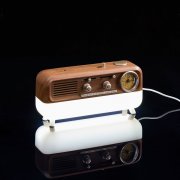 Bluetooth-колонка с беспроводной зарядкой, часами и подсветкой Multiverse, ver.2