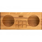 Набор для виски и коктейлей на подставке из дуба «Whiskey Party»