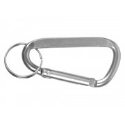 Брелок-карабин из переработанного алюминия «Alumina»