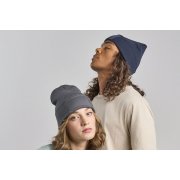 Шапка вязаная двойная Wind-S с патчем Черный