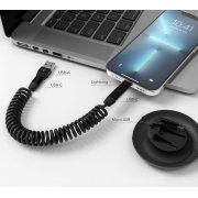 Кабель Vonmahlen Allroundo Еco для быстрой зарядки, черный арт. 20777.30 Кабель Vonmahlen Allroundo Еco для быстрой зарядки, черный арт. 20777.30