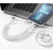 Кабель Vonmahlen Allroundo Eco для быстрой зарядки, белый арт. 20777.60 Кабель Vonmahlen Allroundo Eco для быстрой зарядки, белый арт. 20777.60