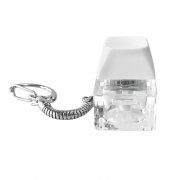 Брелок PUSH ME с LED подсветкой, Белый арт. 12039.01