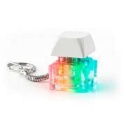 Брелок PUSH ME с LED подсветкой, Белый арт. 12039.01