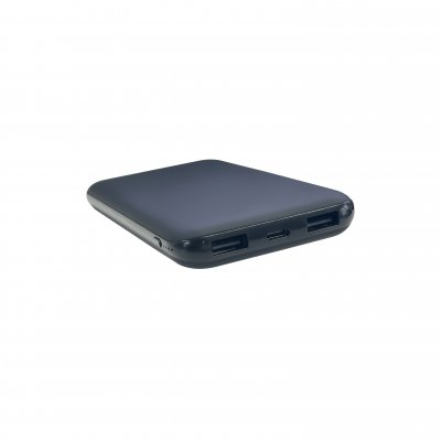 Внешний аккумулятор Kugo, 10000 mAh с подсветкой гравировки, черный арт. 2046.02
