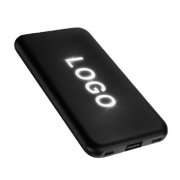 Внешний аккумулятор Kugo, 10000 mAh с подсветкой гравировки, черный арт. 2046.02