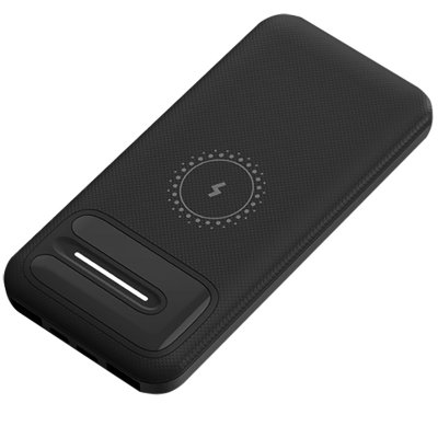 Внешний аккумулятор Odyssey, 10000 mAh с беспроводной зарядкой, черный арт. 2045.02
