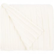 Плед Tressa, белый (молочный)