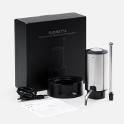 Электрический аэратор-дозатор для вина Tuoretta, серебристый