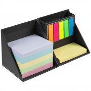 Настольный набор со стикерами Mnemonic ver.2, черный арт. 17636.30