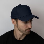 Бейсболка VALLEY, 5 клиньев, металлическая застежка Темно-синий