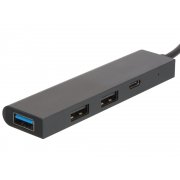 USB-хаб «Command» с коннектором 2-в-1 USB-C и USB-A, 2.0/3.0