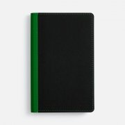 Ежедневник Nice Twice, недатированный, черный с ярко-зеленым