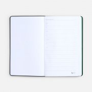 Ежедневник Nice Twice, недатированный, черный с ярко-зеленым