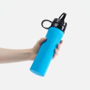 Складная бутылка для воды Langfossen, голубая арт. 17490.44