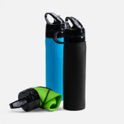 Складная бутылка для воды Langfossen, голубая арт. 17490.44