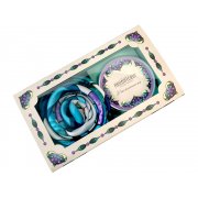 Набор: платок «Каменный цветок» и свеча «Утонченность»