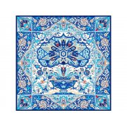 Набор: платок «Арабески» и свеча «Загадка Востока»