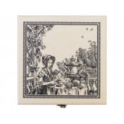 Подарочный набор с чаем «Чайный букет» в деревянной шкатулке