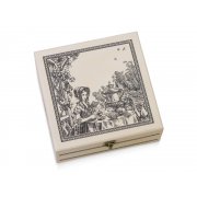 Подарочный набор с чаем «Чайный букет» в деревянной шкатулке