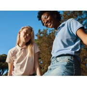 Женская рубашка поло Iqoniq Yosemite из переработанного хлопка-пике, унисекс, 220 г/м²