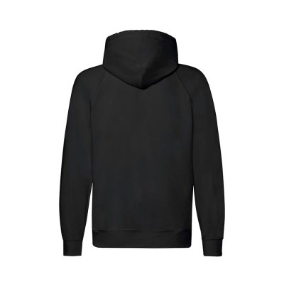 Толстовка без начеса LIGHTWEIGHT HOODED SWEAT JACKET 240 Черный