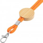 Шнурок для бейджа Tube Wood, оранжевый арт. 20382.20 Шнурок для бейджа Tube Wood, оранжевый арт. 20382.20