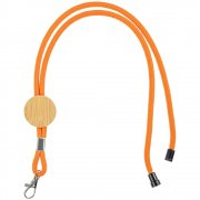 Шнурок для бейджа Tube Wood, оранжевый арт. 20382.20 Шнурок для бейджа Tube Wood, оранжевый арт. 20382.20