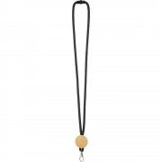 Шнурок для бейджа Tube Wood, черный арт. 20382.30 Шнурок для бейджа Tube Wood, черный арт. 20382.30