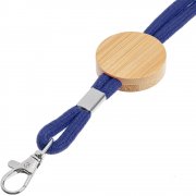 Шнурок для бейджа Tube Wood, синий арт. 20382.40 Шнурок для бейджа Tube Wood, синий арт. 20382.40