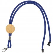 Шнурок для бейджа Tube Wood, синий арт. 20382.40 Шнурок для бейджа Tube Wood, синий арт. 20382.40