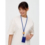 Шнурок для бейджа Tube Wood, синий арт. 20382.40 Шнурок для бейджа Tube Wood, синий арт. 20382.40