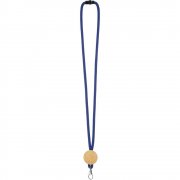 Шнурок для бейджа Tube Wood, синий арт. 20382.40 Шнурок для бейджа Tube Wood, синий арт. 20382.40