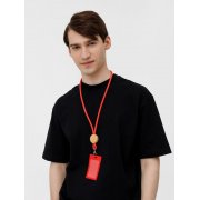 Шнурок для бейджа Tube Wood, красный арт. 20382.50 Шнурок для бейджа Tube Wood, красный арт. 20382.50