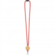 Шнурок для бейджа Tube Wood, красный арт. 20382.50 Шнурок для бейджа Tube Wood, красный арт. 20382.50