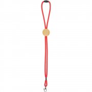 Шнурок для бейджа Tube Wood, красный арт. 20382.50 Шнурок для бейджа Tube Wood, красный арт. 20382.50