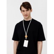 Шнурок для бейджа Tube Wood, белый арт. 20382.60 Шнурок для бейджа Tube Wood, белый арт. 20382.60