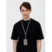 Шнурок для бейджа Tube Metal, серый арт. 20383.10 Шнурок для бейджа Tube Metal, серый арт. 20383.10