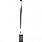 Шнурок для бейджа Tube Metal, черный арт. 20383.30 Шнурок для бейджа Tube Metal, черный арт. 20383.30