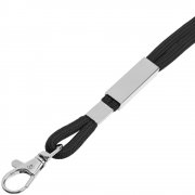 Шнурок для бейджа Tube Metal, черный арт. 20383.30 Шнурок для бейджа Tube Metal, черный арт. 20383.30