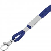 Шнурок для бейджа Tube Metal, синий арт. 20383.40 Шнурок для бейджа Tube Metal, синий арт. 20383.40