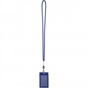 Шнурок для бейджа Tube Metal, синий арт. 20383.40 Шнурок для бейджа Tube Metal, синий арт. 20383.40