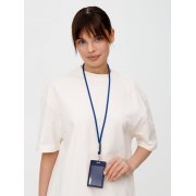 Шнурок для бейджа Tube Metal, синий арт. 20383.40 Шнурок для бейджа Tube Metal, синий арт. 20383.40