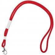 Шнурок для бейджа Tube Metal, красный арт. 20383.50 Шнурок для бейджа Tube Metal, красный арт. 20383.50