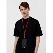 Шнурок для бейджа Tube Metal, красный арт. 20383.50 Шнурок для бейджа Tube Metal, красный арт. 20383.50