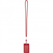 Шнурок для бейджа Tube Metal, красный арт. 20383.50 Шнурок для бейджа Tube Metal, красный арт. 20383.50