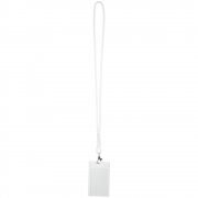 Шнурок для бейджа Tube Metal, белый арт. 20383.60 Шнурок для бейджа Tube Metal, белый арт. 20383.60