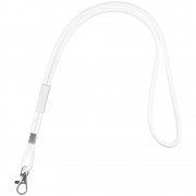 Шнурок для бейджа Tube Metal, белый арт. 20383.60 Шнурок для бейджа Tube Metal, белый арт. 20383.60