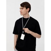 Шнурок для бейджа Tube Metal, белый арт. 20383.60 Шнурок для бейджа Tube Metal, белый арт. 20383.60